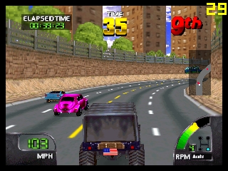 Cruis'n World (USA) In game screenshot